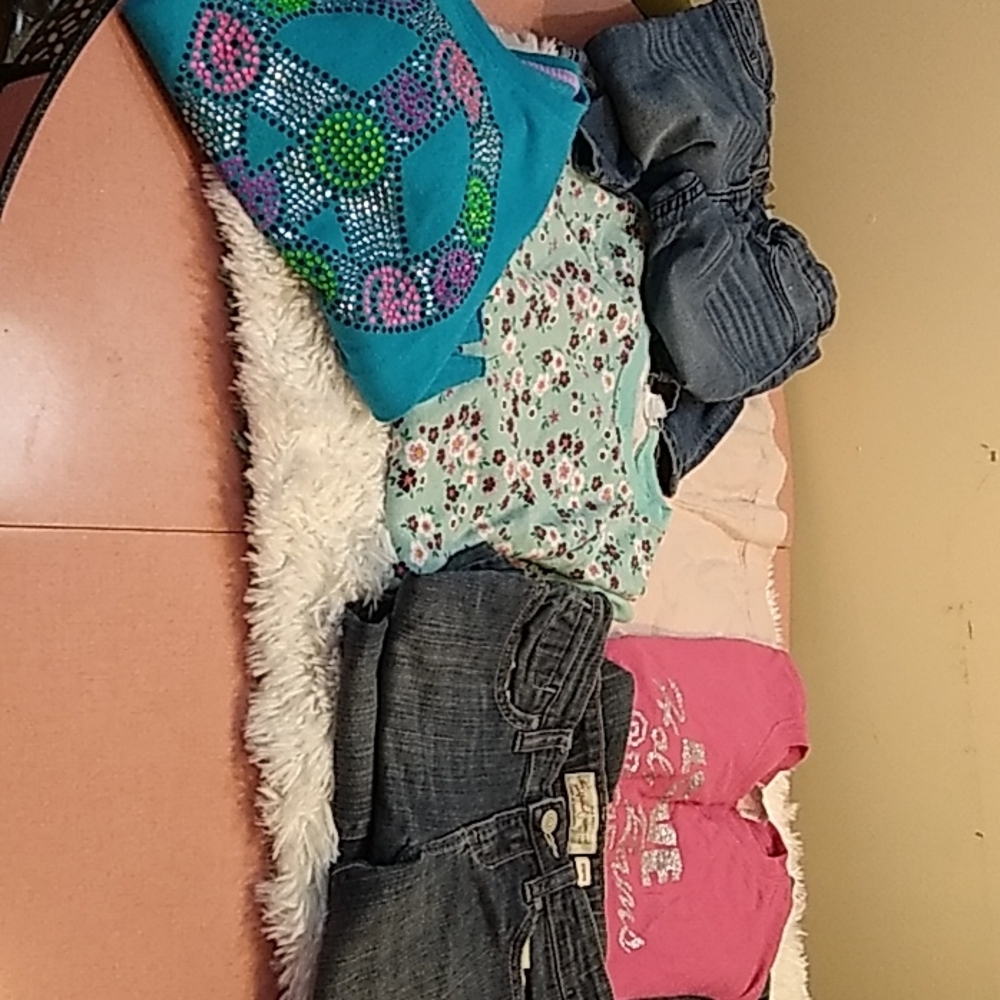 Girls size 10 Clothes lot of 9, Justice, Cat & Jack, Limited Too
